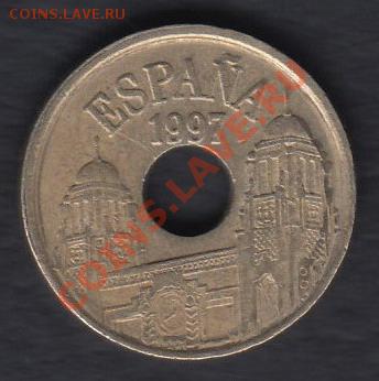 Испания 25 песет 1997 до 03.04.2012 22-00 - 222