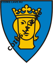 Жетон с буквами I F S (односторонний) - g1163_stockholm_city