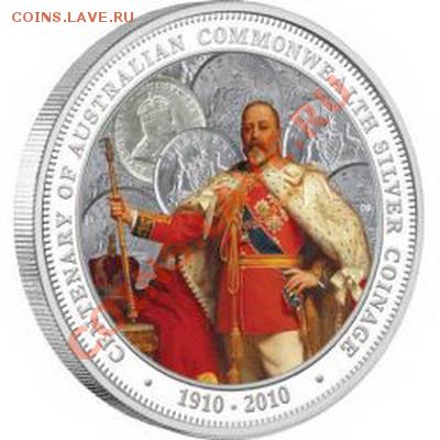 Монеты на монетах - Австралия, 1 доллар (2010 г.)