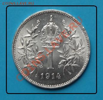 Австрия 1 крона 1914 до 12.06.2012 в 23.00 мск - 1 крона 1914 рев.JPG