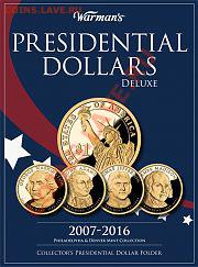 Альбомы для монет США: DANSCO и другие - 's Deluxe Folder Presidential Dollars 2007-2016