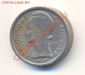 французский тефонный жетон 1937г.___________14.09 - 001
