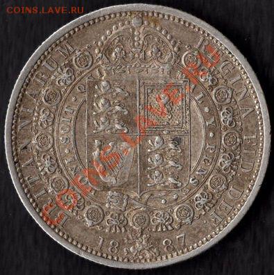 15 английских Ag монет (Виктория-Георг5) какой старт? - victoria-sterling-silver-halfcrown-jubilee-head-1887-gf-m098-[2]-344-p