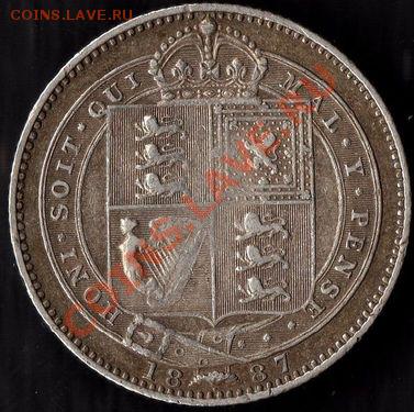 15 английских Ag монет (Виктория-Георг5) какой старт? - victoria-sterling-silver-shilling-jubilee-head-1887-vf-m057-[2]-303-p