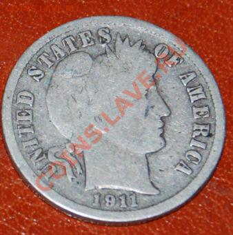 США дайм 1911D серебро, до 12.12.12г, 22-30 мск - 1911_01