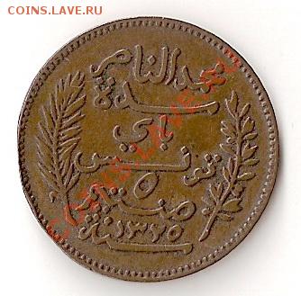 Тунис, 10 Сантимов 1907 (22.01) - 2