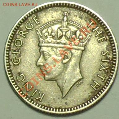 БРИТАНСКАЯ МАЛАЙЯ - 5 центов 1948 - до 6 февраля - 043