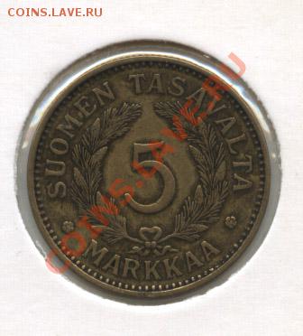 ФИНЛЯНДИЯ 5 марок 1933 - финка2
