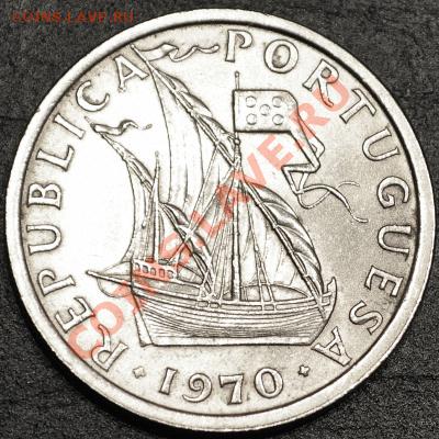 Португалия	5 эскудо	1970  - до 03.03.2013 - UNC - DSC_0098