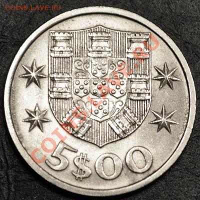 Португалия	5 эскудо	1970  - до 03.03.2013 - UNC - DSC_0097