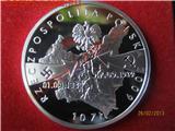 Польша.10 злотых 2009г.Нападение на Польшу Германии и СССР - 205496c64f5bx