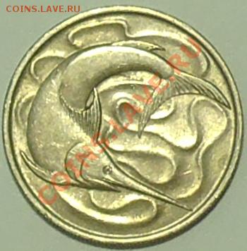 СИНГАПУР - 20 центов 1967 - Рыба-меч - до 8 марта - 093
