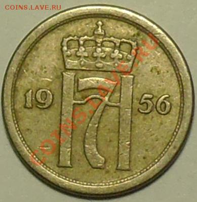 НОРВЕГИЯ - 25 ёре 1956 - до 26 апреля - 308