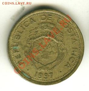 5 colones Коста Рика до 02.05.2013 22-00мск - 5к,кр.