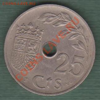 Испания, 25 Сентимес 1937 (19.05) - 39