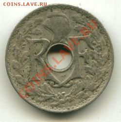 5 сантимес Франция год: 1920 до 04.07.2013 22-00мск - фр1