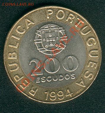 Португалия. 200 эскудос. Биметалл. Лиссабон - BP22