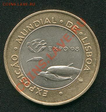 Португалия. 200 эскудос. Биметалл. ЭКСПО 98. Дельфин - BP31