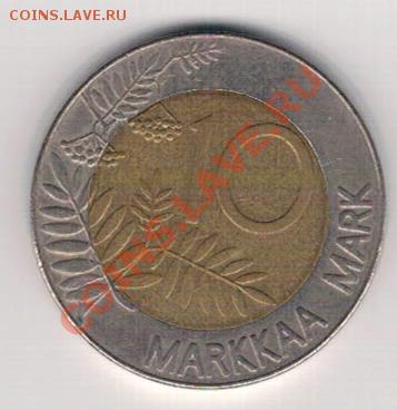 Финляндия 10 марок 1994 Глухарь до 28.10.13 в 22.00мск - 4-фин-глух1