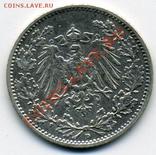 2 марки 1909 года Германия! До 12.11 в 21.00 - полмарки 1909().JPEG