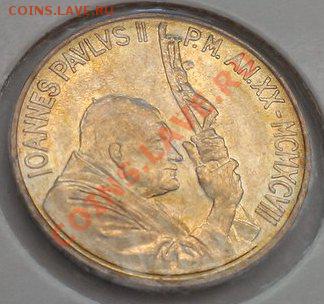 ВАТИКАН 200 ЛИР 1998 UNC до 4.12.13 22-00 МСК - 37