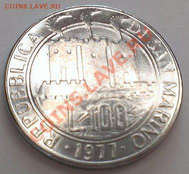 САН МАРИНО 100 ЛИР 1977 UNC до 4.12.13 22-00 МСК - 29