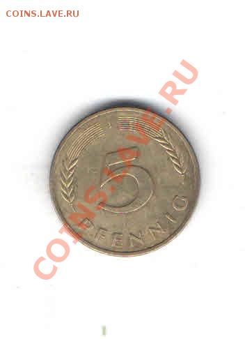 ГЕРМАНИЯ 5 ПФЕНИНГОВ 1977 ДО 6.12 - 118