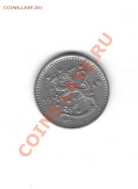 ФИНЛЯНДИЯ 1 МАРКА 1949 ДО 6.12 - 1119