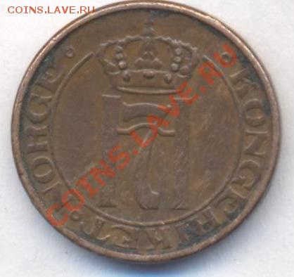 Норвегия 1 эре 1940 г. 06.12.13 г. 22-00 МСК . - Норвегия 1 эре 1940 1