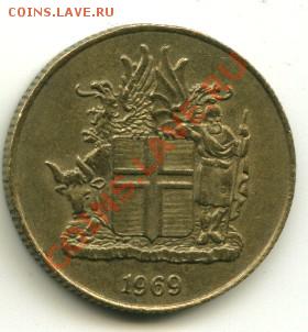 1 крона Исландия неплохой сохран до 09.01.2014 23-00 мск - исланд............