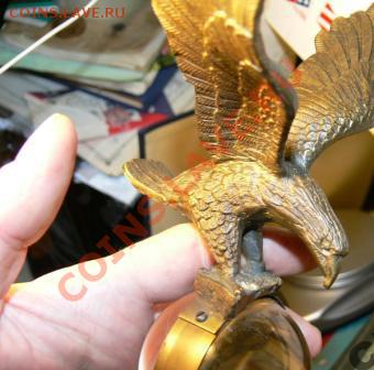 БРОНЗА каминные(настольные часы)с орлом - 3775953931_7