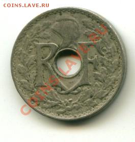 5 сантимес Франция  Год :1920  до 12.01.2014 23-00мск - франц..................