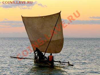 Монеты с Корабликами - outrigger-canoe