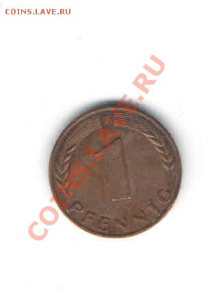 ФРГ 1 ПФЕННИГ 1950 ДО 24.01 - 1131