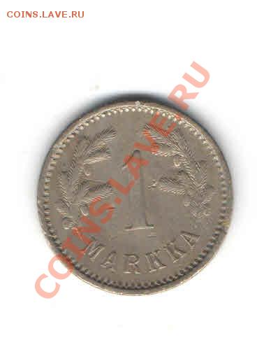 ФИНЛЯНДИЯ 1 МАРКА 1922 ДО 24.01 - 1133