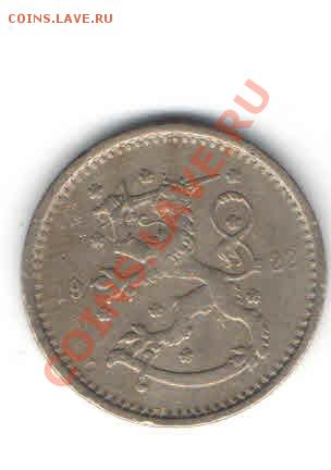 ФИНЛЯНДИЯ 1 МАРКА 1922 ДО 24.01 - 1134