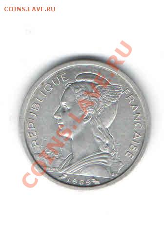 СОМАЛИ 1 ФРАНК 1959 ДО 31.01 - 413