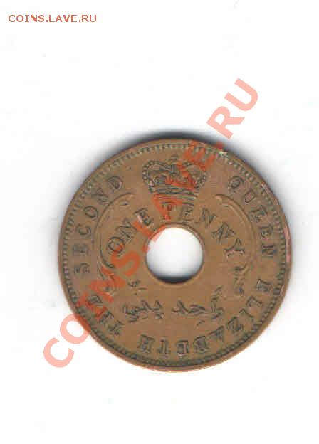 НИГЕРИЯ 1 ПЕННИ 1959 ДО 21.02 - 124