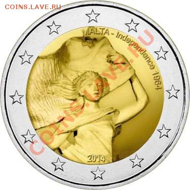 Юбилейные и памятные 2 евро 2011 - ... гг - malta_2euro_2014