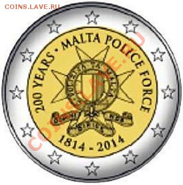 Юбилейные и памятные 2 евро 2011 - ... гг - malta_2014_polizia