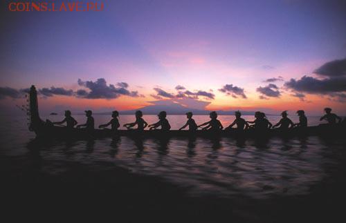 Кораблики на банкнотах - traditinal_boat_solomon_islands