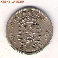 Ангола 2.5 эскудо 1969  до 5.03 в 22 по МСК - Ангола 2.5 эск 1969 1