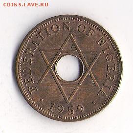 Брит.Нигерия 1 пенни 1959 до 5.03 в 22 по МСК - Нигерия брит.  1 пенни 1956 1