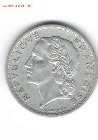 ФРАНЦИЯ 5 ФРАНКОВ 1949 ДО 5.03 - 2223