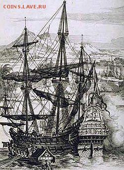 Кораблики на банкнотах - 250px-Spanish_Galleon