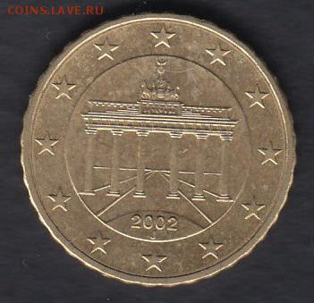 Германия 10 евроцентов 2002 до 06.03.2014 22-00 - Германия 10 центов 2002 а