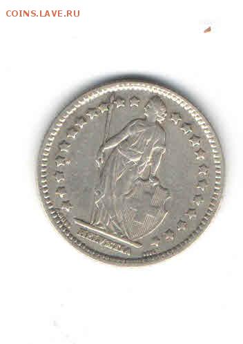 ШВЕЙЦАРИЯ 1 ФРАНК 1928 ДО 14.03 - 1129