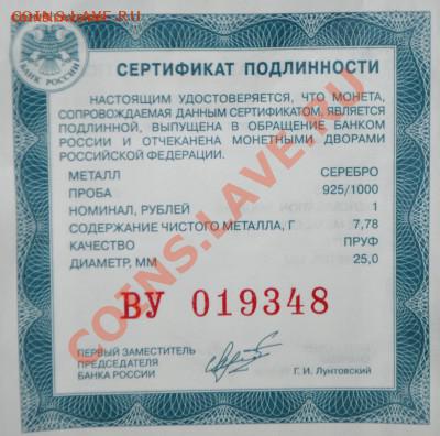 1 рубль 2010 г. Танковые войска эмблема СПМД до 17,03,14. - DSC_0015.JPG