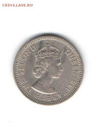 БРИТАНСКОЕ БОРНЕО 10 ЦЕНТОВ 1957 ДО 27.03 - 2250