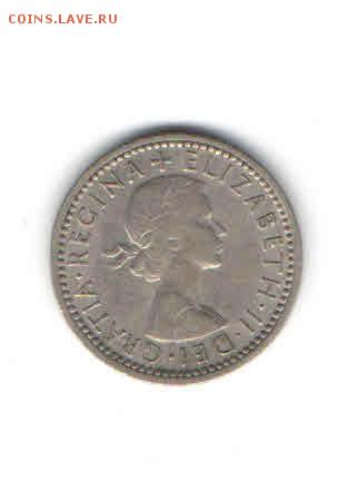 ВЕЛИКОБРИТАНИЯ 6 ПЕНСОВ 1960 ДО 27.03 - 2258
